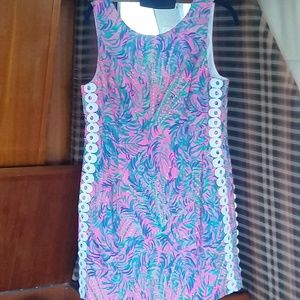 Lilly Pulitzer Mila Shift Pink Sunset 8 NWT